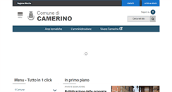 Desktop Screenshot of comune.camerino.mc.it